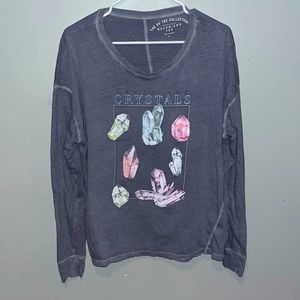 Medium Oversized Crystal Aeropostale Long Sleeve